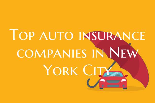 Top auto insurance companies...